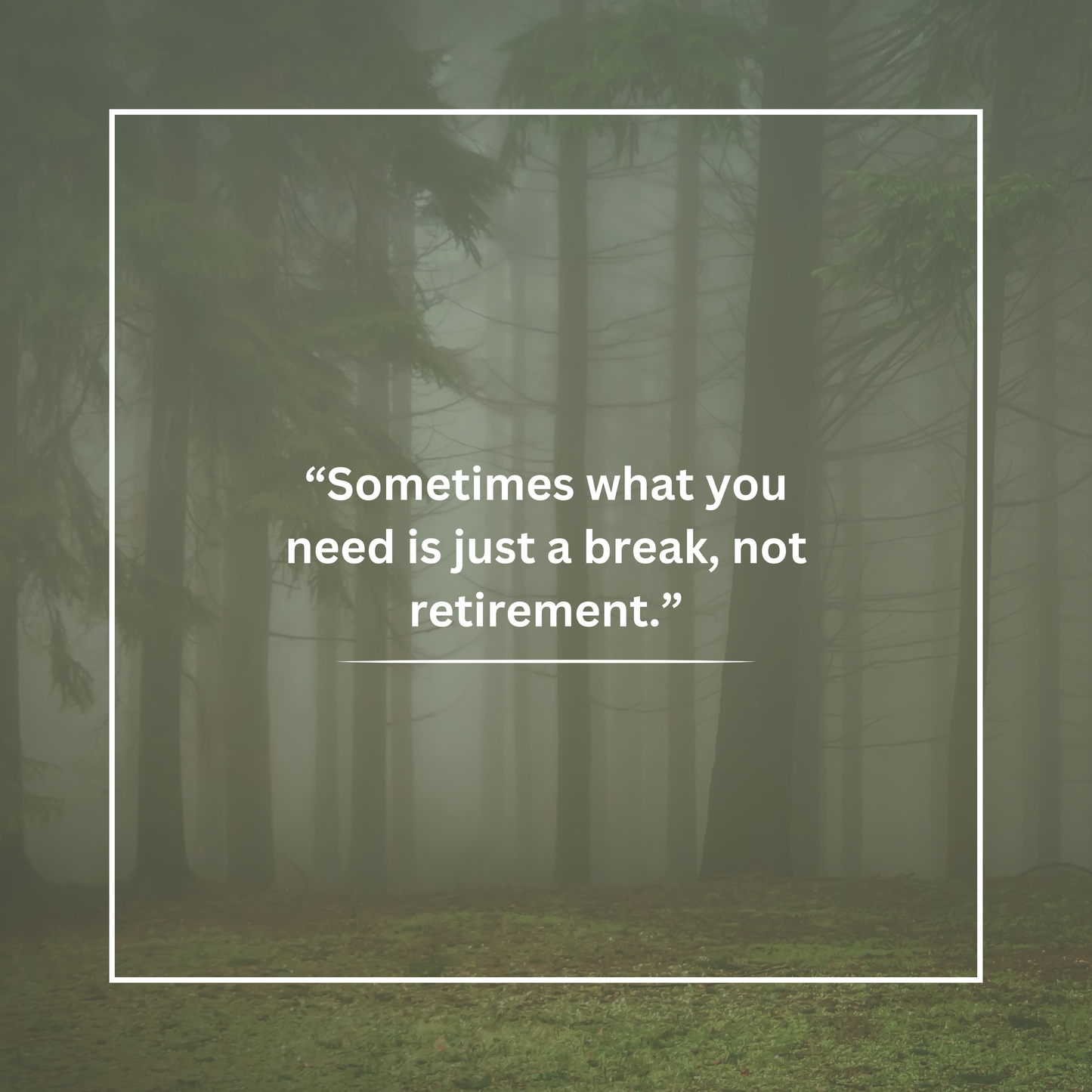 Sometimes what you need