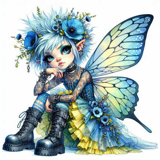 Fairy - Blue & Yellow