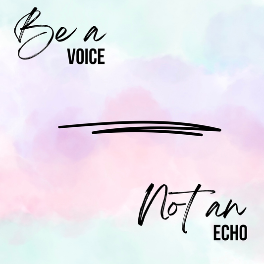Be a voice