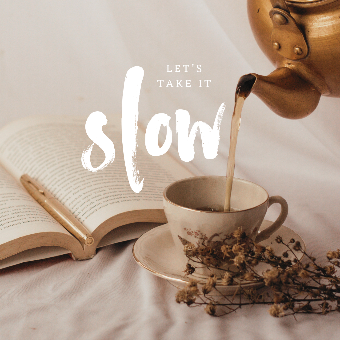 Let's take it slow