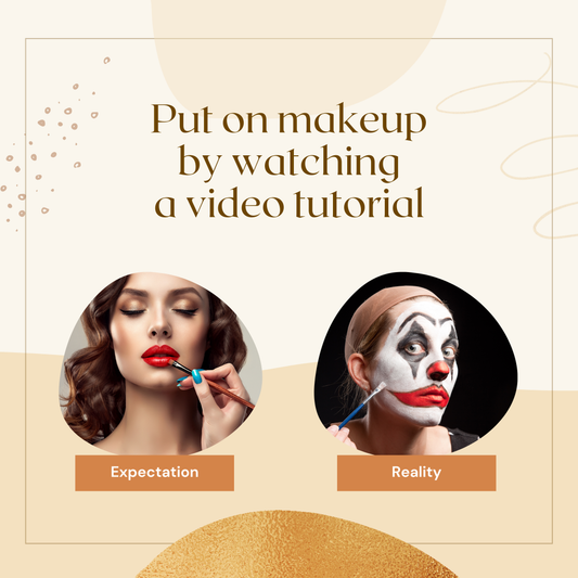 Put on makeup