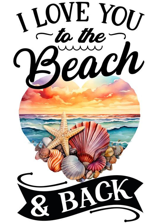 I love you to the beach ..